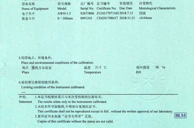 力學黄瓜视频APP污證書報告說明頁圖片